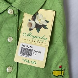 Ladies Magnolia Lane Green Masters Golf Shirt NWT